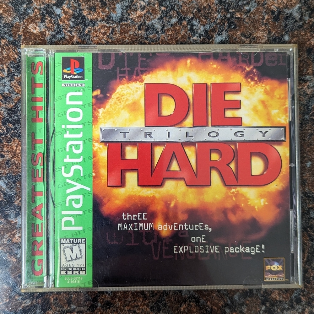 Die Hard Trilogy 1 GH Greatest Hits GH (Sony Playstation 1 ps1) Complete in box.